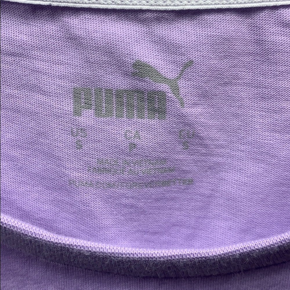 New Puma Lavender Crewneck T-shirt Sz. Small - Picture 4 of 11